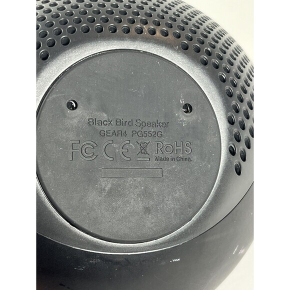Gear4 Angry Birds Black Bird Speaker Only Bass Boost Aux Input Tested & Working - Picture 6 of 10